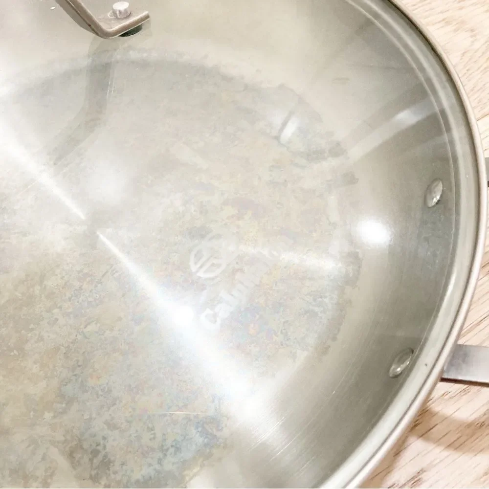 Calphalon Stainless Steel Cookware Frying Pan 12” with lid